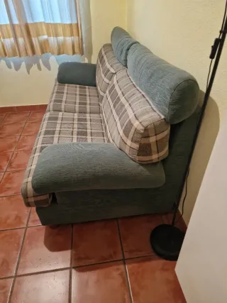 Sofá 3 plazas tela 2m10