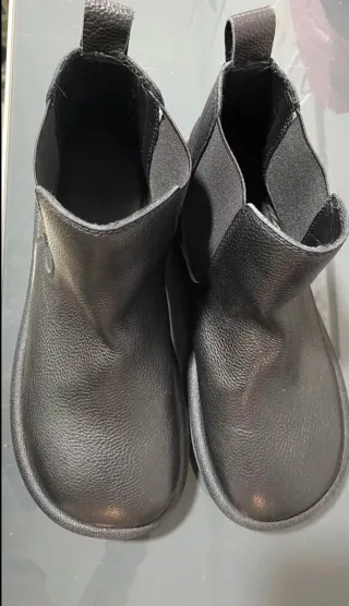 Botas barefoot de piel negras