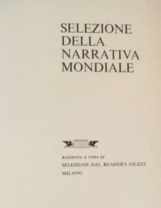 Lotto 3 Libri Reader's Digest Narrativa Mondiale