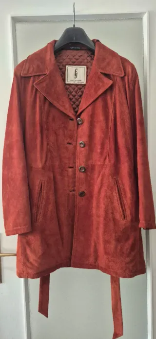 Giacca scamosciata FG Collection tg. 42