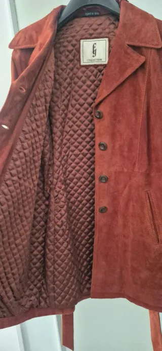 Giacca scamosciata FG Collection tg. 42