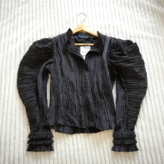 Blusa Zara Negra Talla M