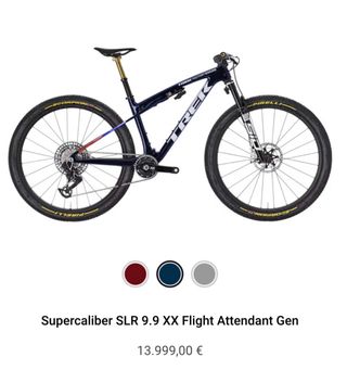 TREK SUPERCALIBER 2025 PRO en fase de venta.