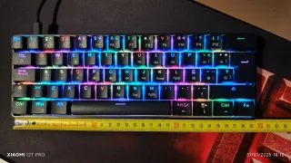Teclado Gaming tempest Negro RGB