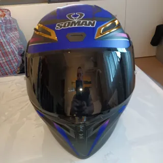 Casco Moto Soman Talla S