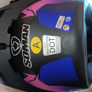 Casco Moto Soman Talla S