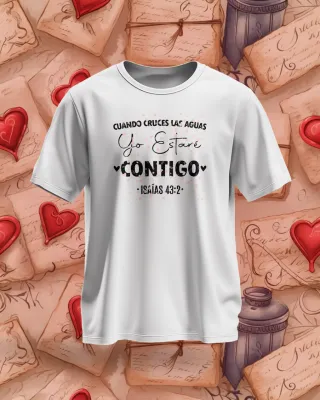 Camiseta con frases Cristianas