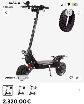 Patinete Eléctrico con Luces LED