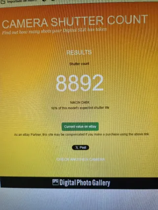 Cámara Reflex Nikon D40X + Accesorios