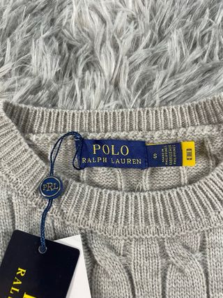 Maglione Polo Ralph Lauren Grigio con cartellino