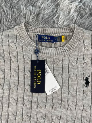 Maglione Polo Ralph Lauren Grigio con cartellino