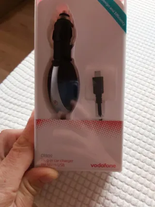 Caricabatterie Auto Vodafone CRB09 Micro USB