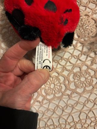 Peluche Coccinella Tiro Voglio Bene