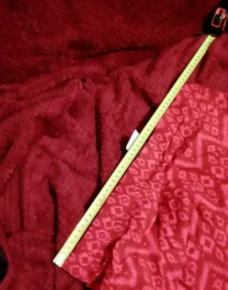 Falda Kiabi nueva roja y rosa L