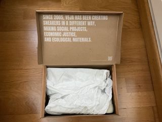 Zapatos Veja Talla 39 Blanco y Verde