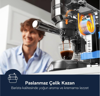 Cafetera espresso De’Longhi Dedica Style (metal)