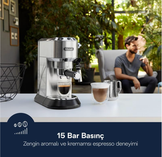 Cafetera espresso De’Longhi Dedica Style (metal)