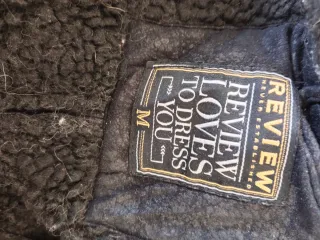 Chaqueta Aviador Review Negra Talla M