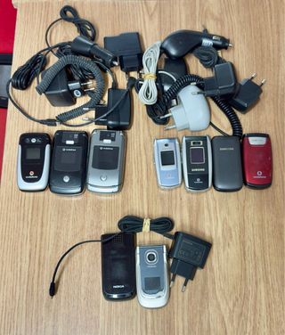 Lote Móviles Motorola y Blackberry