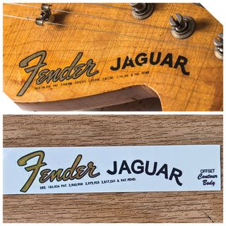 #45#Decal Fender Jaguar 1966