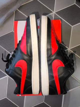Nike Court Vision Low Negro/Rojo
