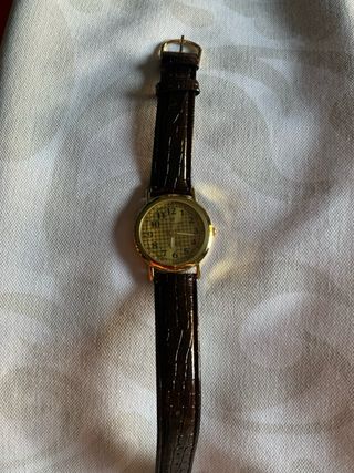 Reloj Louis Jourdan Dorado y Marrón