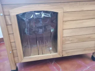 Caseta madera perro pequeño-mediano