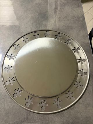 Vassoio Alessi Girotondo Acciaio Lucido