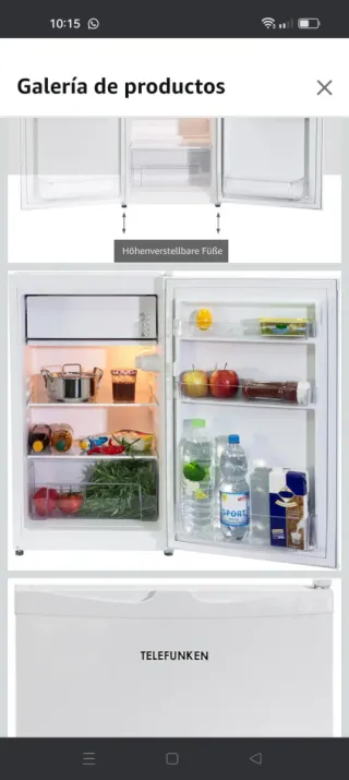 Nevera pequeña Telefunken