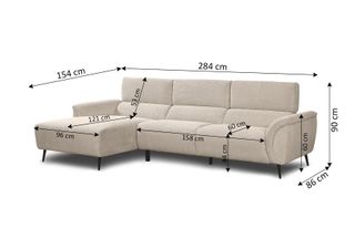 Sofá Chaiselongue alta gama ¡ENVIO Y PAGO EN CASA!