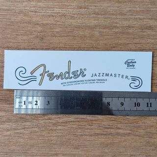 #39#Decal Fender Jazzmaster CBS 1965