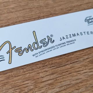 #39#Decal Fender Jazzmaster CBS 1965