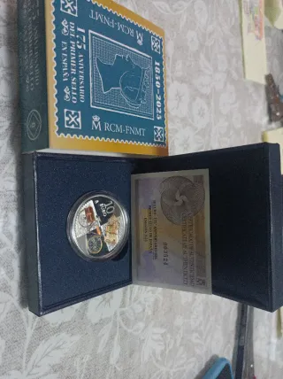Moneda 2025 10 Euros primer SELLO plata y Proof