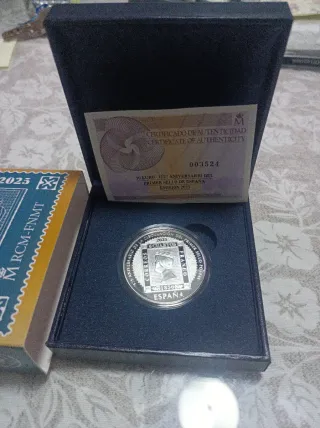 Moneda 2025 10 Euros primer SELLO plata y Proof