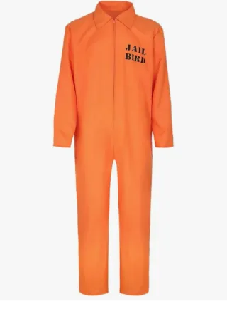 Disfraz de preso naranja, de hombre, a estrenar