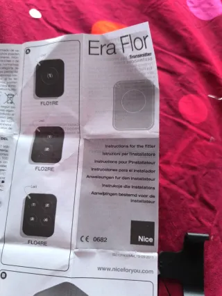 Mandos Garaje NICE Era Flor