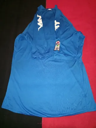 Camiseta Kappa Valencia CF Azul Talla M Firmada