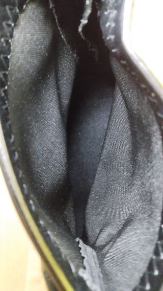 Botines negros tacón cuadrado punta fina talla 40