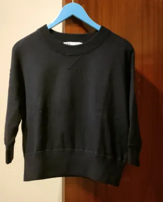 Sudadera Zara azul marino