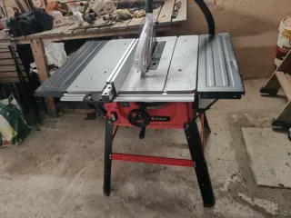 Sierra de mesa con aspiración einhell