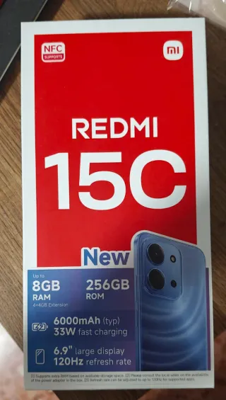 Redmi 15C 8GB RAM 256GB Almacenamiento