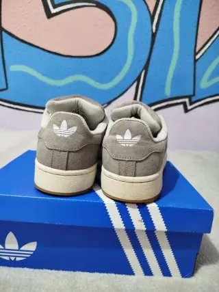 Adidas Campus Talla 40 Gris/Blanco