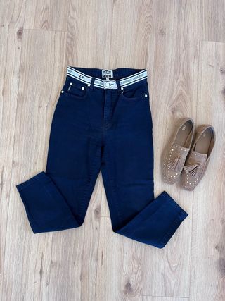 Pantalón Iceberg Jeans Pitillo Marino