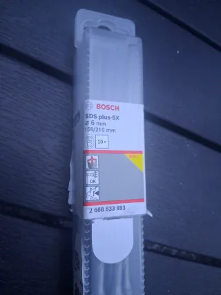 Brocas Bosch SDS plus-5X 6mm x 210mm (8 uds)