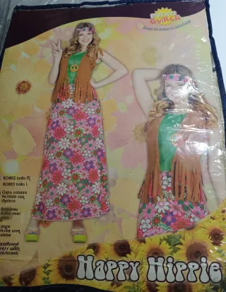 Disfraz Hippie Talla M GUIRCA