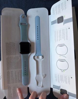 Apple Watch SE Azul/Plateado