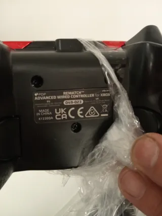 Mando Xbox gris con cable