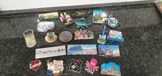 Conjunto imanes nevera ciudades españolas