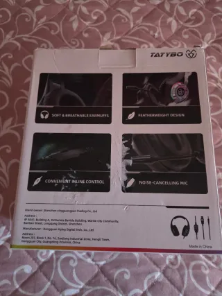 TATYBO XW1 Gaming Headset PC PS5 PS4