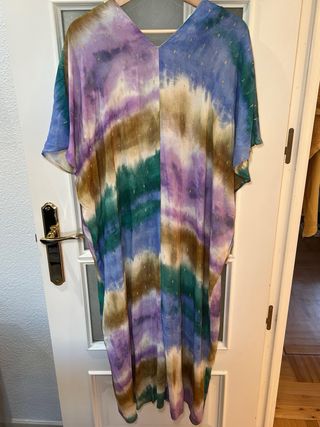 Vestido Zara multicolor con brillos Talla XS